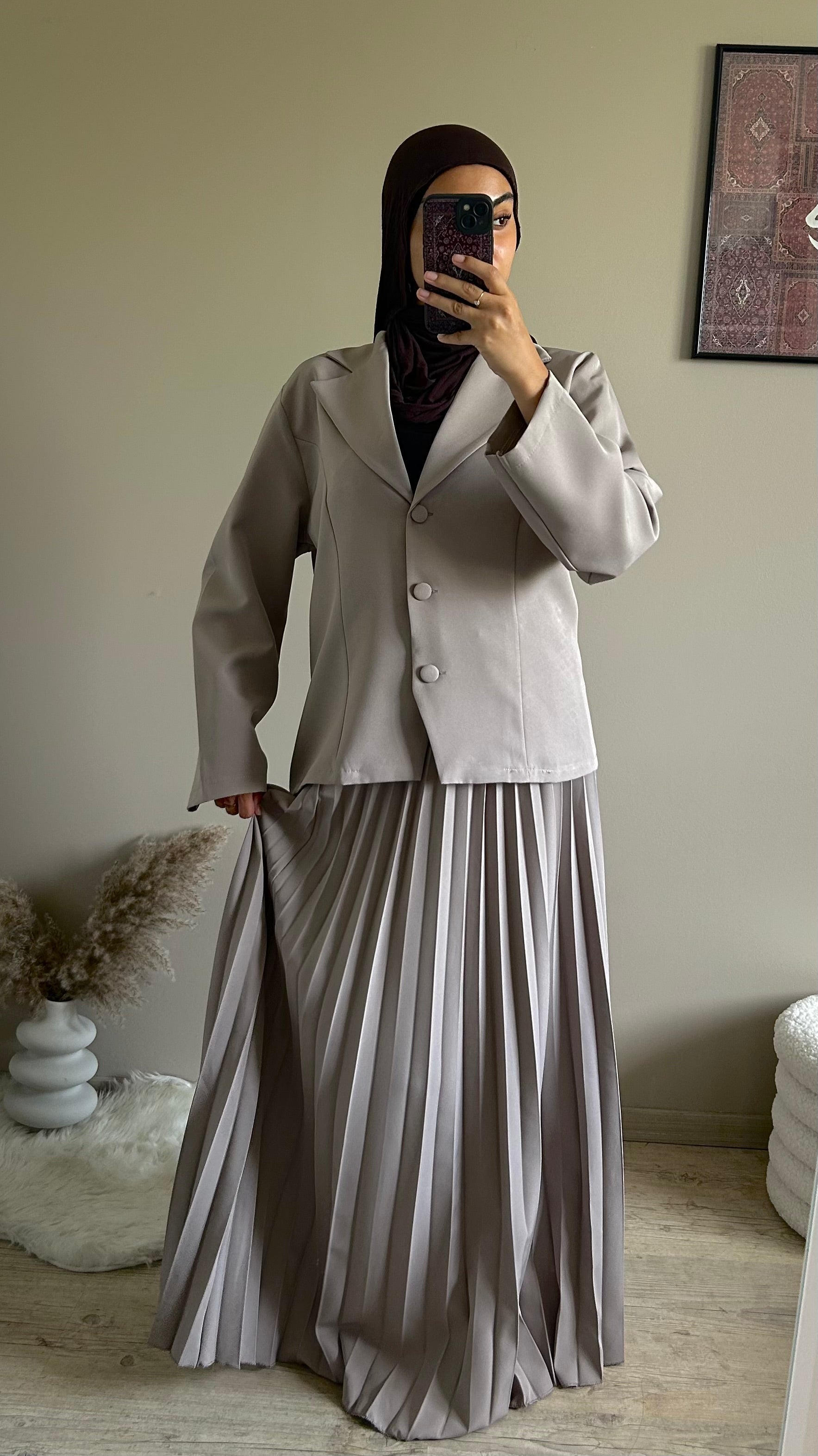 Ensemble blazer et jupe